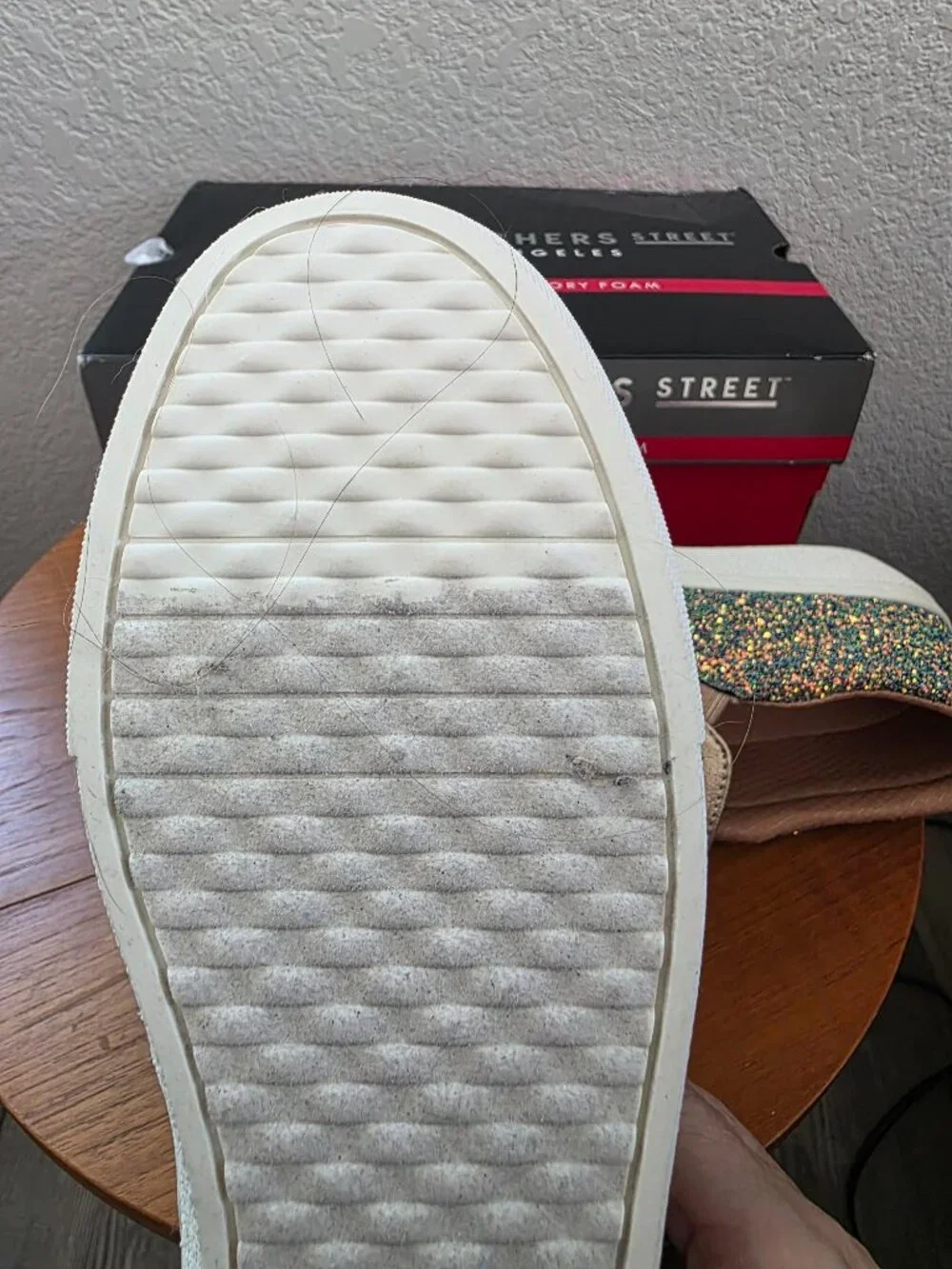 Skechers Street Los Angeles Goldie – Glitz & Bitz Slip-On Sneakers - Picture 7 of 9
